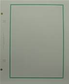 50 feuilles lisere vert Futura FO quadrillées Yvert et Tellier 14250