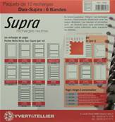 10 recharges Duo Supra 6 bandes Yvert et Tellier 1806