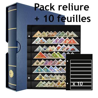 Offre Album Futura bleu et 10 feuilles Giga 8 Yvert et Tellier 21798