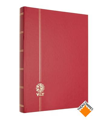 Classeur Perfecta Rouge 32 Pages Blanches Grand Modèle Yvert et Tellier 24041