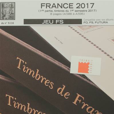 Jeu France Futura FS 2017 1er semestre Yvert et Tellier 770011