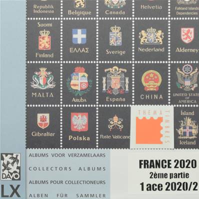 Feuilles 1 ace Luxe France 2020 2e semestre DAVO 37250