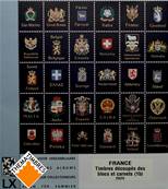 Feuilles 1b Luxe timbres découpés blocs carnets France 2025 DAVO 53755