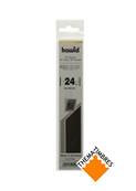 25 bandes Hawid simple soudure fond noir 210 x 24 mm HA1024 335261