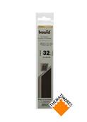 25 bandes Hawid simple soudure fond noir 210 x 32 mm HA1032 340164