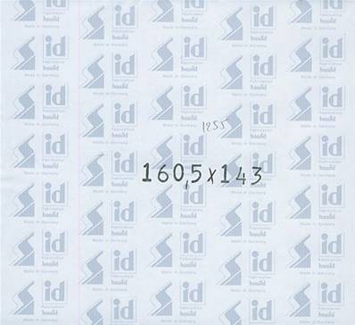 10 pochettes Hawid double soudure fond noir 160 x 143 mm ID1255