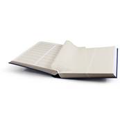 classeur bleu 64 Pages Blanches avec separation 317849 Leuchtturm