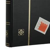 classeur pour timbres 64 pages noires BASIC S64 noir Leuchtturm 321487