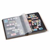 Classeur pour timbres 64 Pages noires comfort or 358058 Leuchtturm