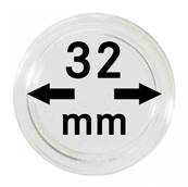 10 Capsules 32 mm pour pieces 3 euros Slovnie LINDNER 2250032P