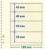 10 feuilles neutres LINDNER T 802407P