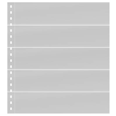 Feuilles De Classement Omnia Lindner à 2 Bandes Pour Enveloppes Blocs Fond Blanc