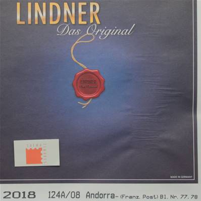 Complement Andorre Francais 2018 LINDNER T124a-08-2018