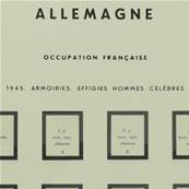 ALLEMAGNE ZOF 1945 à 1949 avec pochettes MOC 341232
