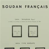 SOUDAN 1894-1943 avec pochettes MOC 307059