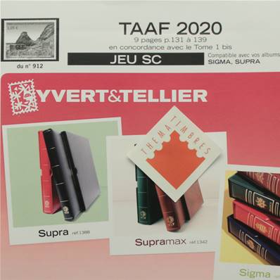 Jeu TAAF SC 2020 Yvert et Tellier 135410