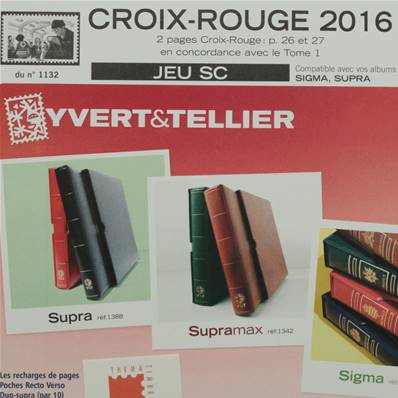 Jeu France Croix Rouge SC 2015 2016 Yvert et Tellier 83014