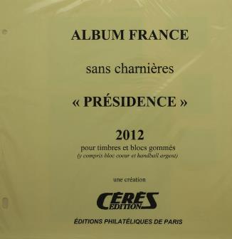 Jeu Presidence 2012 France sans charniere Ceres PF12