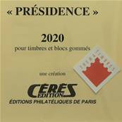 Jeu Presidence 2020 France sans charniere Ceres PF20