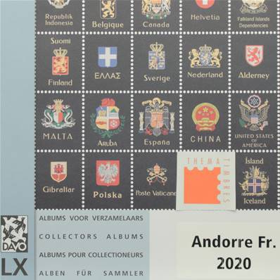 Feuilles Luxe ANDORRE Francais 2020 DAVO 1550