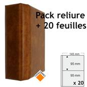 album CPA luxe brun clair aspect cuir SAFE 7886