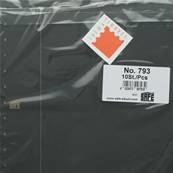 10 feuilles neutres noires avec cadre or Safe 793