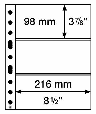 5 Feuilles Transparentes GRANDE 3C Leuchtturm 308439