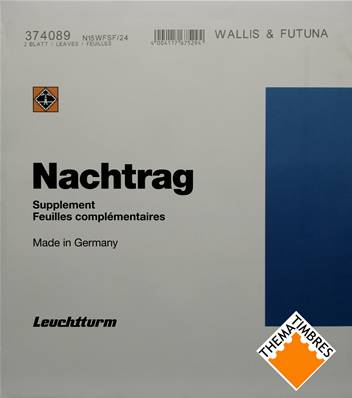 Feuilles Wallis et Futuna 2024 à pochettes SF Leuchtturm 374089