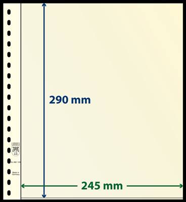 10 feuilles neutres LINDNER T 802106P