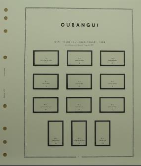Oubangui 1915-1931 avec pochettes MOC 341269