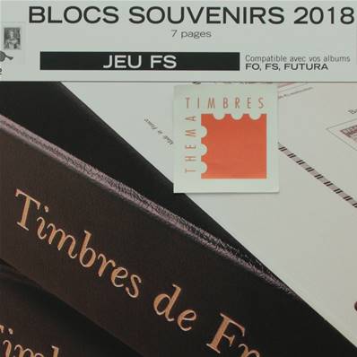 Jeu France Futura FS 2018 Blocs Souvenirs Yvert et Tellier 133379