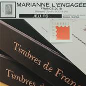 Jeu France Futura FS Marianne l'engagée 2018 Yvert et Tellier 133426