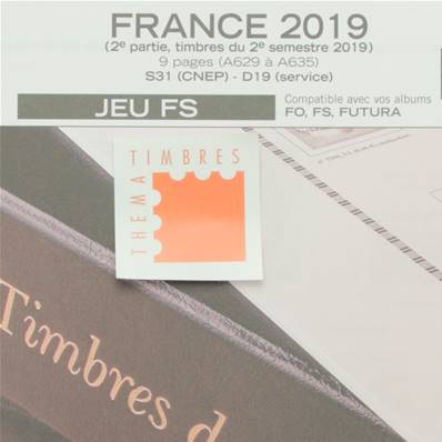 Jeu France Futura FS 2019 2e semestre Yvert et Tellier 134679