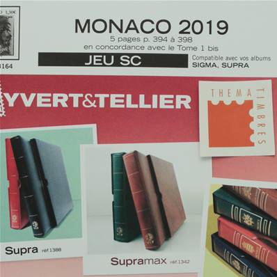 Jeu Monaco SC 2019 Yvert et Tellier 134693