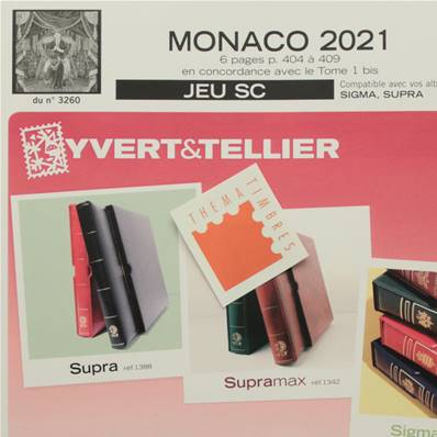 Jeu Monaco SC 2021 Yvert et Tellier 136130