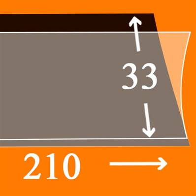 25 bandes 210 mm x 33 mm simple soudure fond noir Yvert 18033