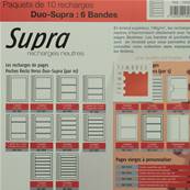 10 recharges Duo Supra 6 bandes Yvert et Tellier 1806