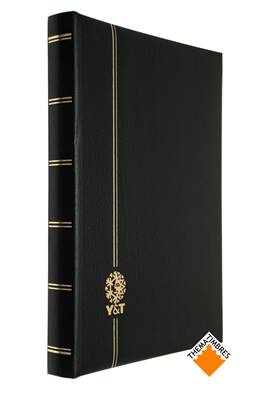 Classeur Perfecta Luxe cuir noir 32 pages noires Yvert et Tellier 24122