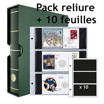 Offre Album Futura vert et 10 RECHARGES E3 Yvert et Tellier 27530