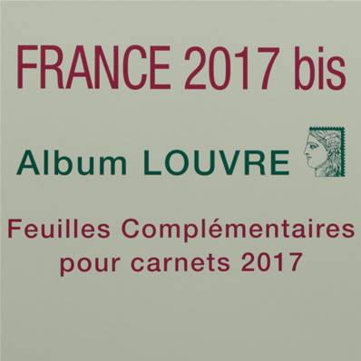 Feuilles complementaires pour carnets 2017 Louvre Edition Ceres