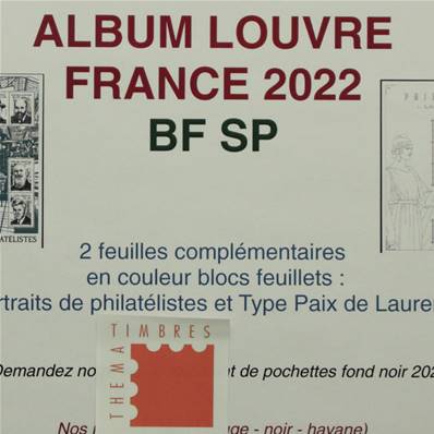 Feuilles Blocs Spéciaux 2022 Louvre Standard Editions Ceres FF22BF