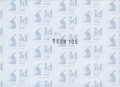 10 pochettes Hawid double soudure fond noir 150 x 105 mm ID1244