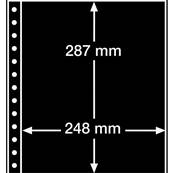 1 Feuille R1S 1 bande fond noir Leuchtturm 335153