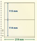 10 feuilles neutres LINDNER T 802208P