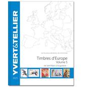 Catalogue des Timbres Europe vol 5 St Marin à Yougoslavie 2025 Yvert et Tellier