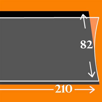 10 bandes 210 mm x 82 mm simple soudure fond noir Yvert 18082