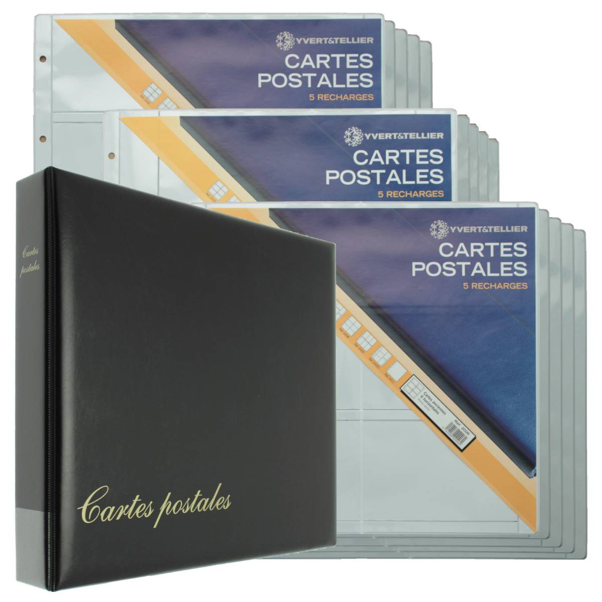 Album pour cartes postales horizontales et verticales