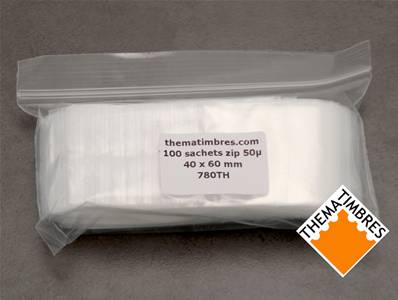 100 sachets multi usage fermeture zip 40 x 60 mm 780TH
