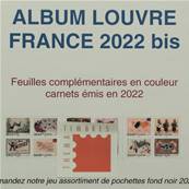 Feuilles complementaires pour carnets 2022 Louvre Edition Ceres FF22BIS