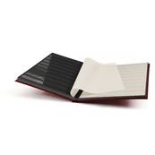 classeur pour timbres 32 pages noires BASIC S32 rouge Leuchtturm 309224